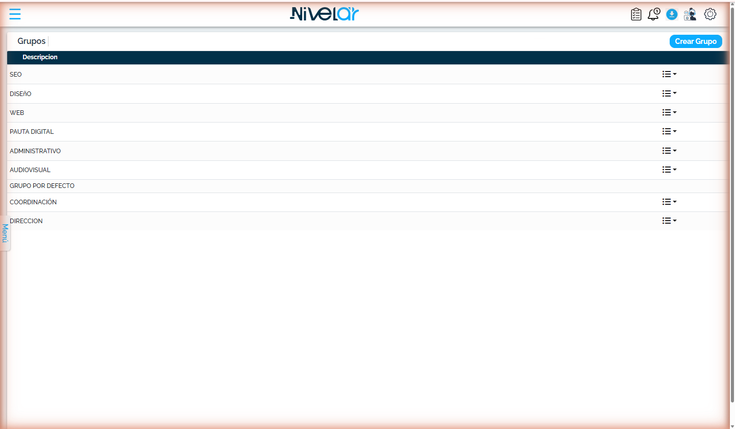 grupos (cuenta demo).